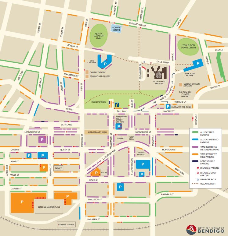 AAGGO 2019 Conference Program Bendigo Art Gallery Parking Map.JPG